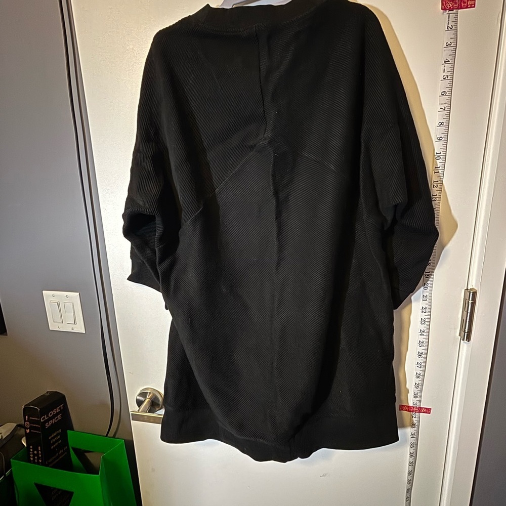 COS Black Ribbed Knit Tunic. - Picture 6 of 7